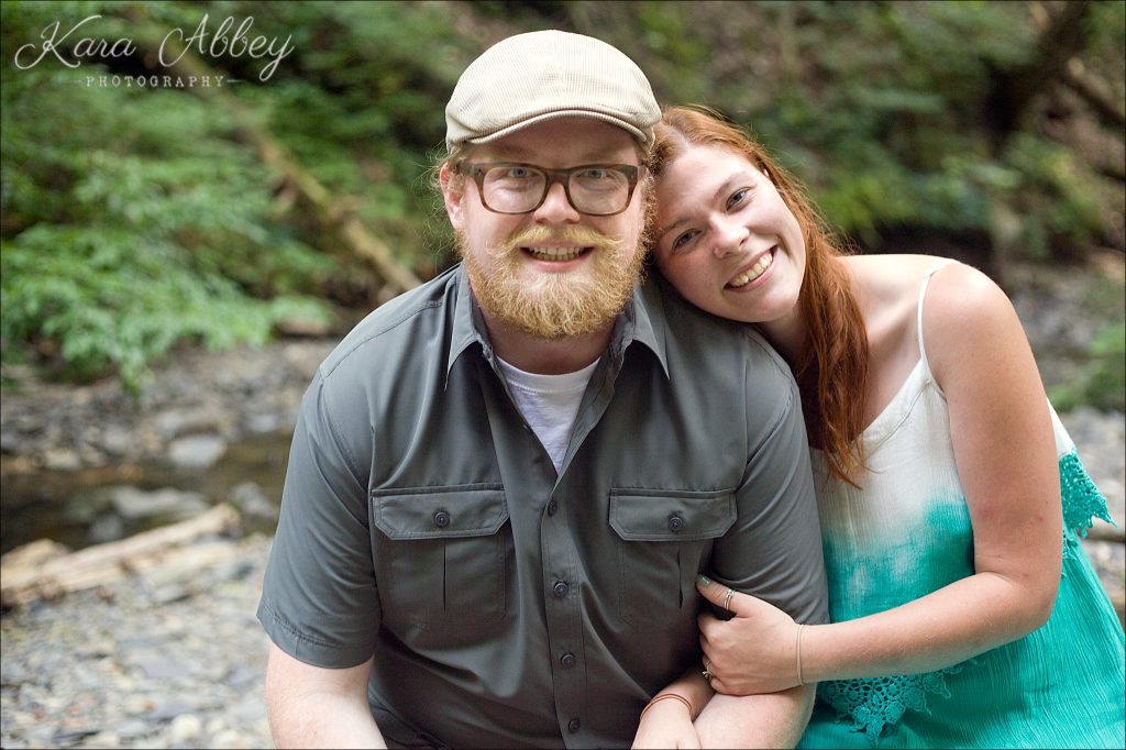 Wedding Engagement Photographer Ithaca NY Buttermilk Falls State Park