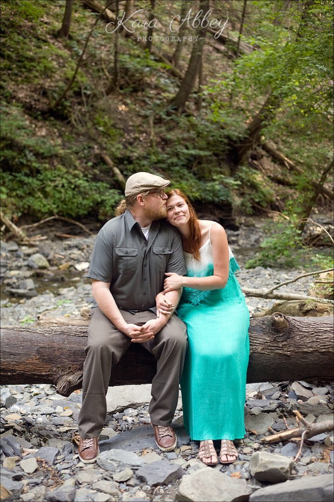 Wedding Engagement Photographer Ithaca NY Buttermilk Falls State Park