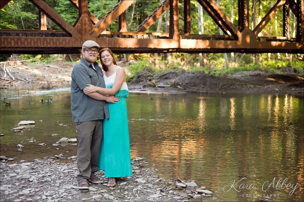 Wedding Engagement Photographer Ithaca NY Buttermilk Falls State Park Sweedler Nature Preserve
