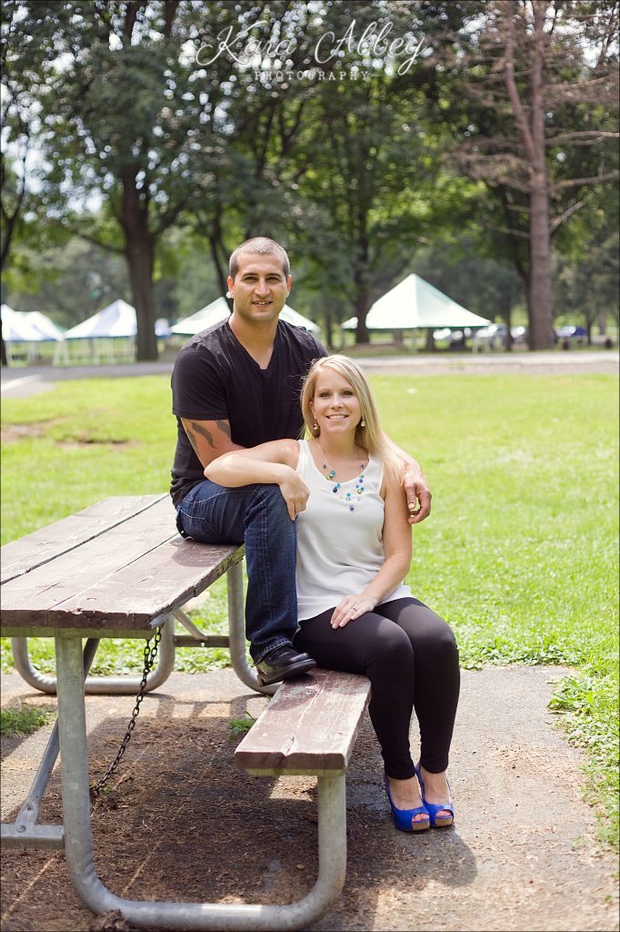 Outdoor Wedding and Engagement Photographer Ostiningo Park Binghamton NY 