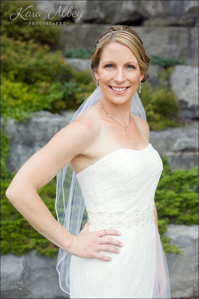 Wedding Photography at the Corning Country Club in Corning, NY Bride Portrait