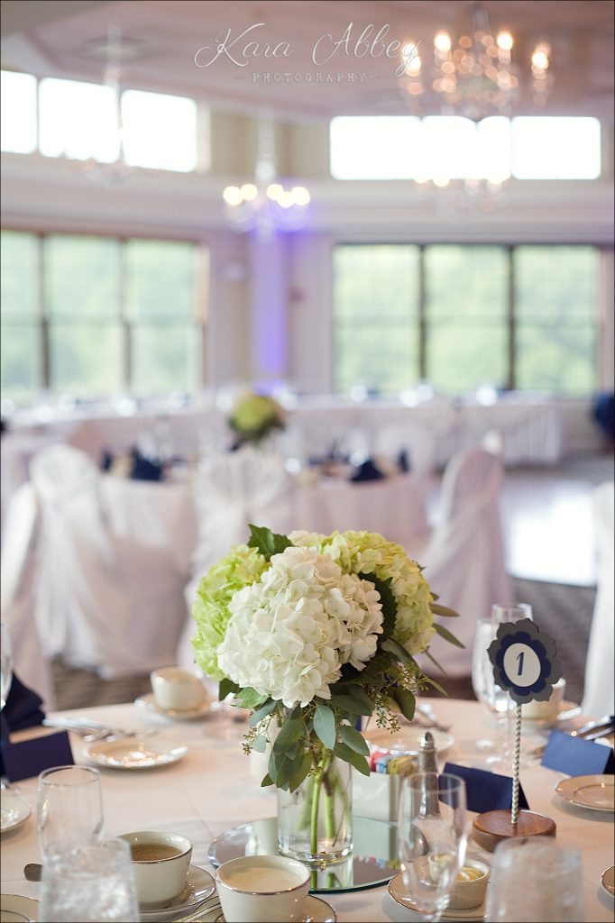 Wedding Photography at the Corning Country Club in Corning, NY Reception Details Centerpieces Griswold's Flowers Elmira, NY