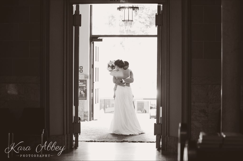 Binghamton, NY, Wedding Photography St. Patrick's Church LeRoy Street Ceremony First Moments Husband Wife
