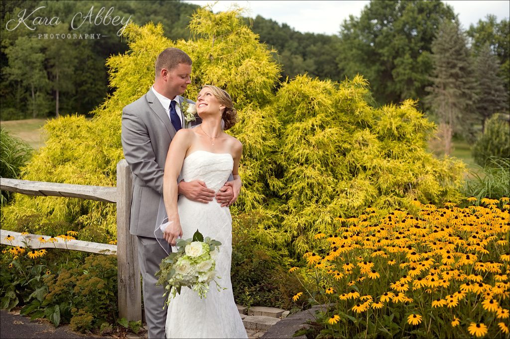 Wedding Photography at the Corning Country Club in Corning, NY Bride and Groom Portrait
