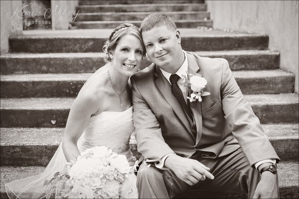 Wedding Photography at the Corning Country Club in Corning, NY Bride and Groom Portrait
