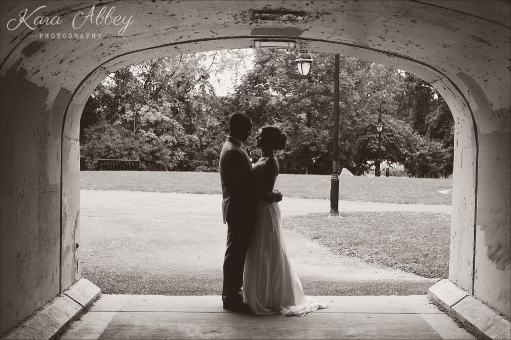 Binghamton, NY, Wedding Photography Confluence Park Formal Portraits Bride Groom Grey Yellow