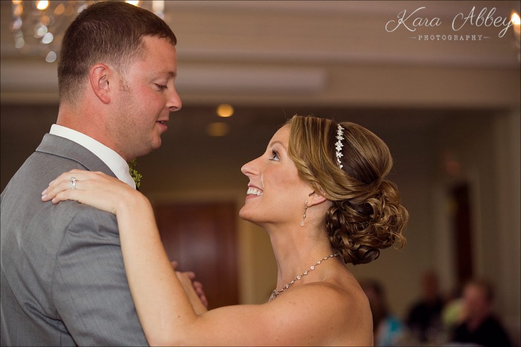 Wedding Photography at the Corning Country Club in Corning, NY Reception First Dance Bulldog Sounds