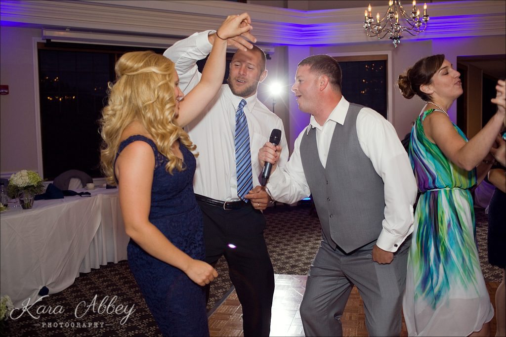 Wedding Photography at the Corning Country Club in Corning, NY Reception Dance Bulldog Sounds