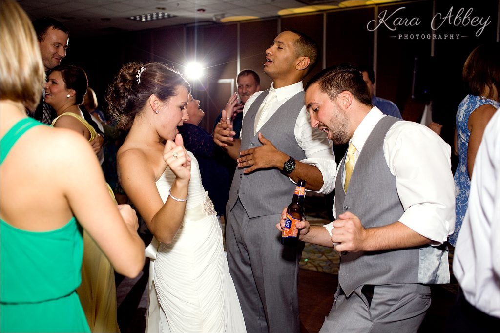 Binghamton, NY, Wedding Photography Holiday Inn Reception Dancing