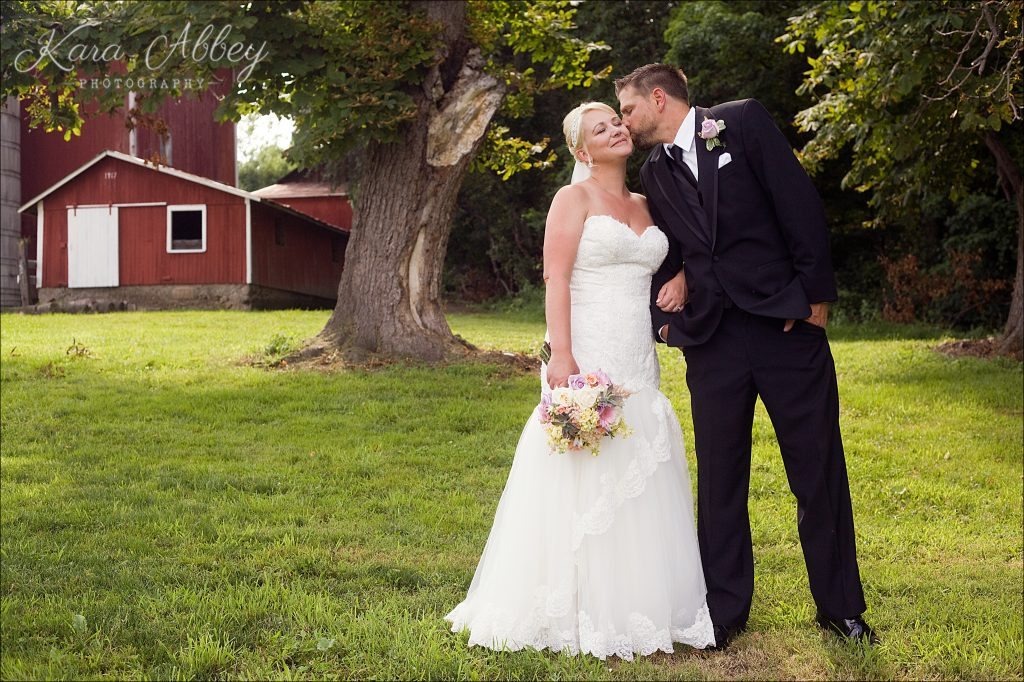 Country Wedding Photography Weaver View Farms Penn Yan, NY Bride Groom Portrait