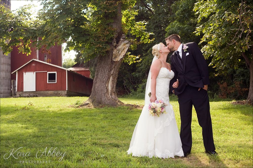 Country Wedding Photography Weaver View Farms Penn Yan, NY Bride Groom Portrait