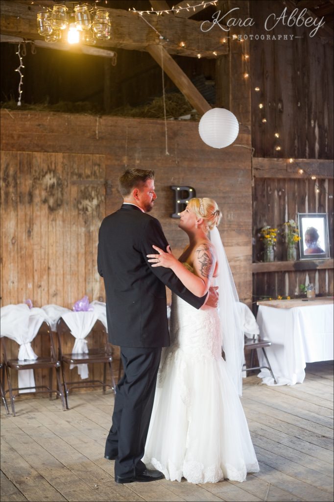 Country Wedding Photography Weaver View Farms Penn Yan, NY Barn Reception Bride Groom First Dance