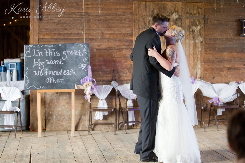 Country Wedding Photography Weaver View Farms Penn Yan, NY Barn Reception Bride Groom First Dance