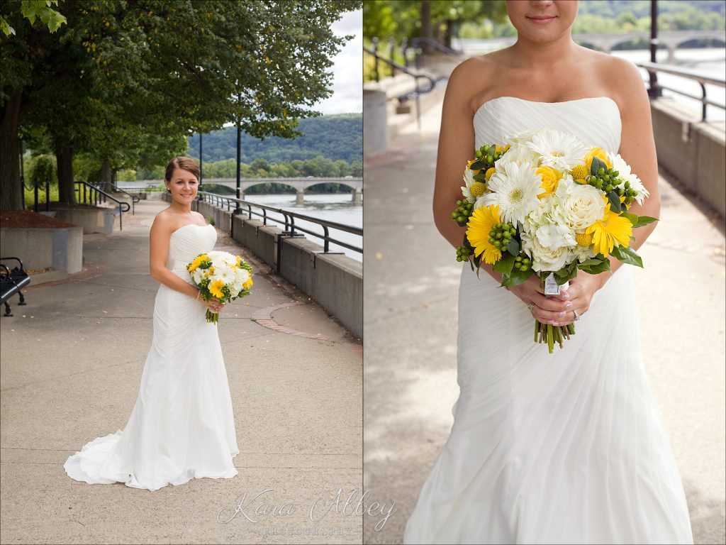 Binghamton, NY, Wedding Photography Holiday Inn Riverwalk Bride Formal Portrait