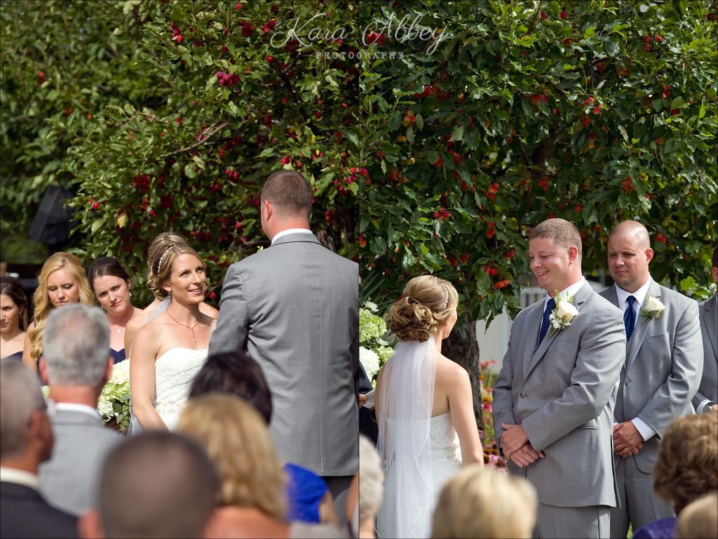 Wedding Photography at the Corning Country Club in Corning, NY Ceremony Rings Vows