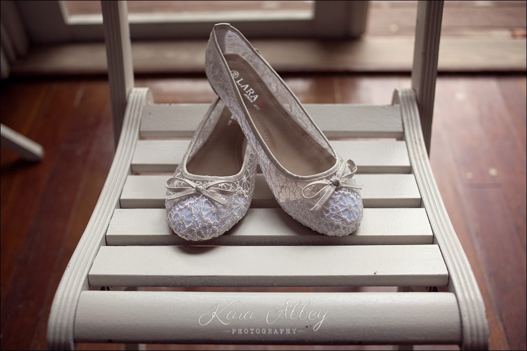Wedding Photography Shoresbrook Inn Towanda, PA Rustic Country Bridal Details Shoes