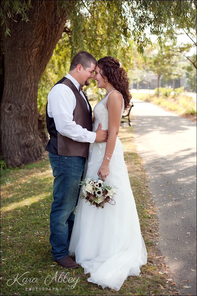 Rustic Country Wedding Photography Merrill Parkway Towanda, PA Bride and Groom Formal Portrait