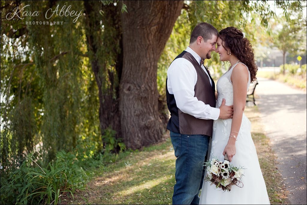 Rustic Country Wedding Photography Merrill Parkway Towanda, PA Bride and Groom Formal Portrait