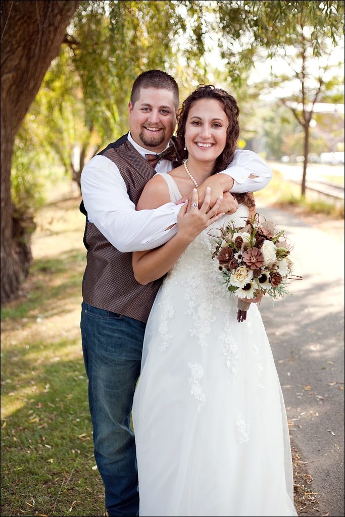 Rustic Country Wedding Photography Merrill Parkway Towanda, PA Bride and Groom Formal Portrait