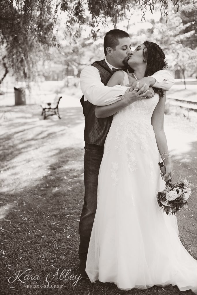 Rustic Country Wedding Photography Merrill Parkway Towanda, PA Bride and Groom Formal Portrait