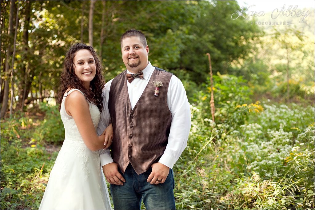 Rustic Country Wedding Photography Shoresbrook Inn Towanda, PA Bride and Groom Formal Portrait
