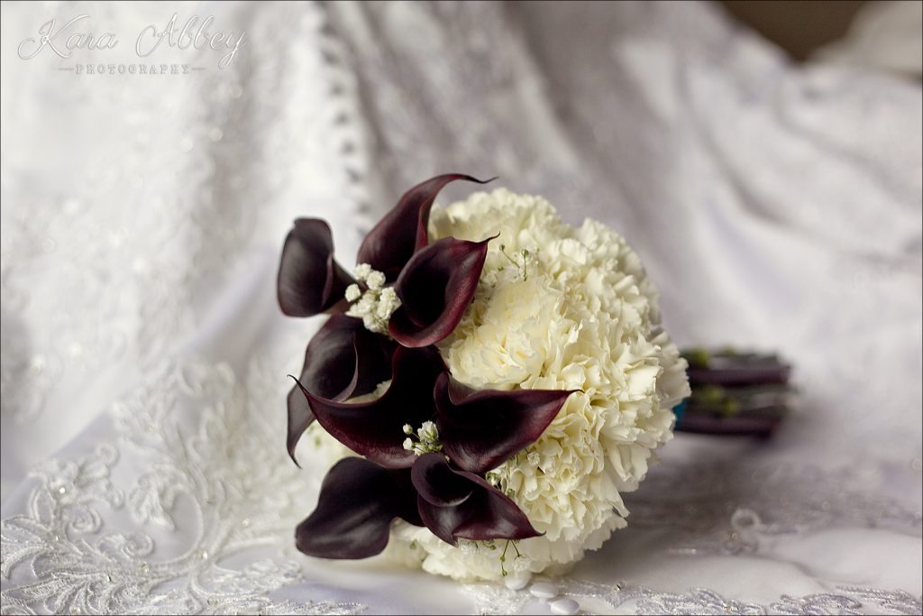 Elegant Wedding Photography Binghamton NY Getting Ready Holiday Inn Bridal Prep Bouquet
