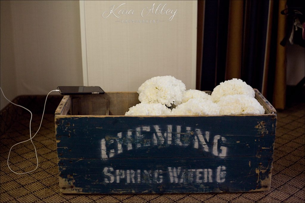 Elegant Wedding Photography Binghamton NY Getting Ready Holiday Inn Bridal Prep Flowers