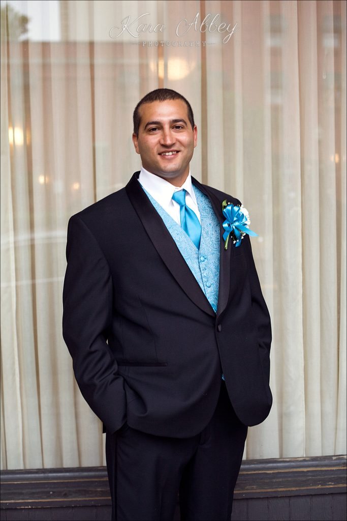 Elegant Wedding Photography Binghamton NY Ceremony Terra Cotta Groom Portrait