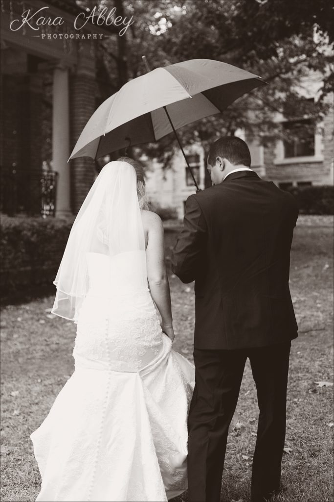 Elegant Wedding Photography Binghamton NY Ceremony Courthouse Rainy Day