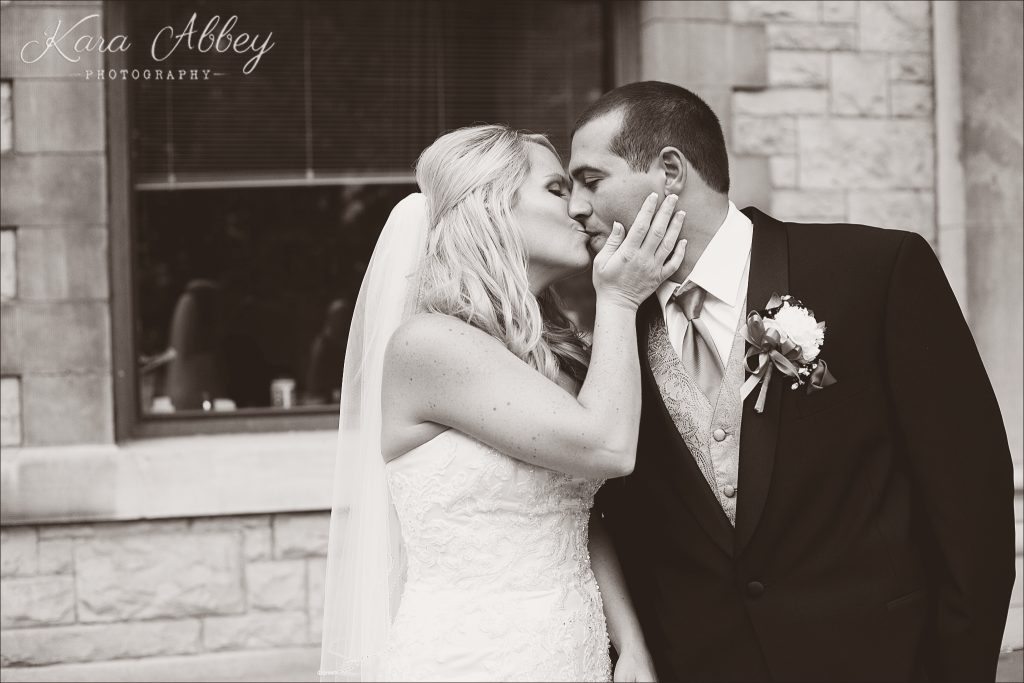 Elegant Wedding Photography Binghamton NY Ceremony Courthouse Portraits Rainy Day Bride and Groom
