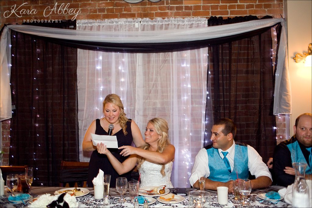 Elegant Wedding Photography Binghamton NY Reception Toasts