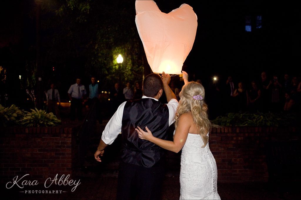 Elegant Wedding Photography Binghamton NY Reception Wishing Lantern