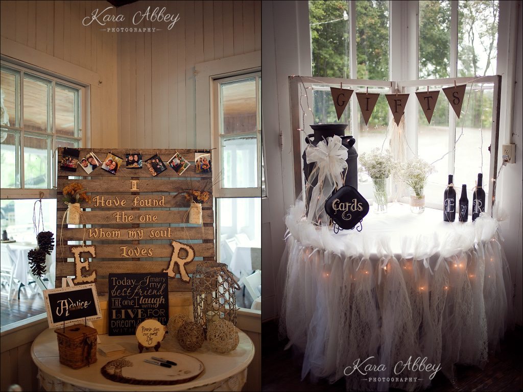 Rustic Country Wedding Photography Shoresbrook Inn Towanda, PA Reception Details Decor