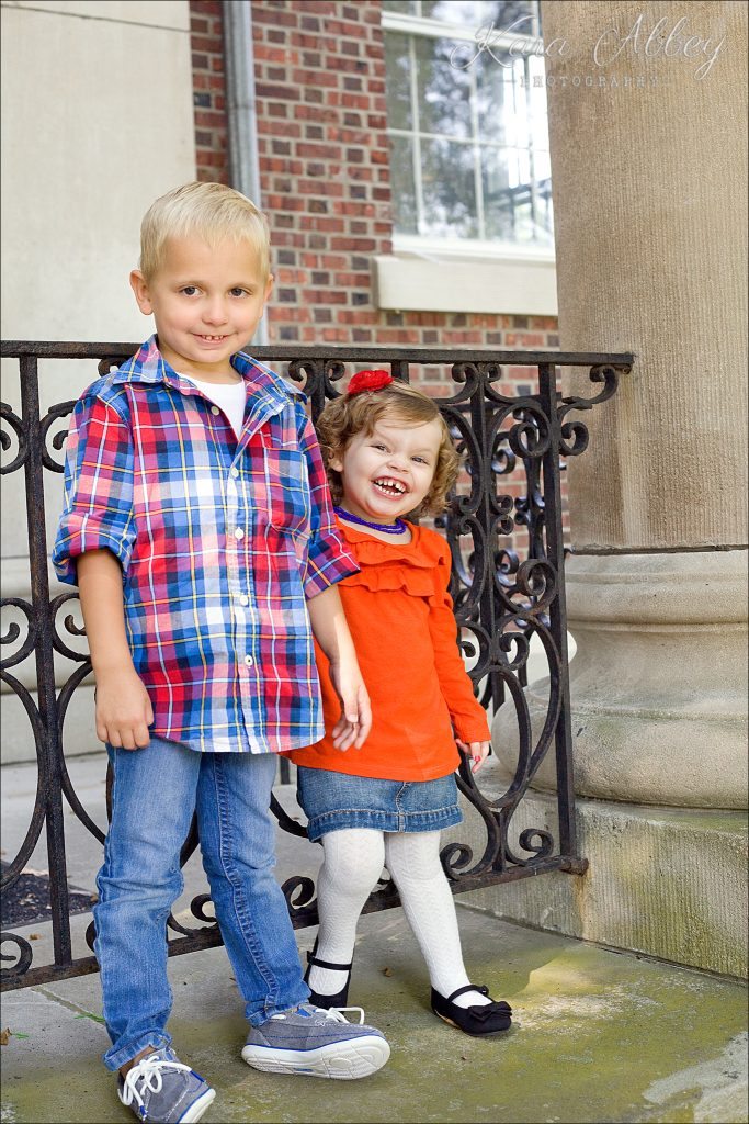 Outdoor Gardens Family Photography Spalding Memorial Library Athens, PA