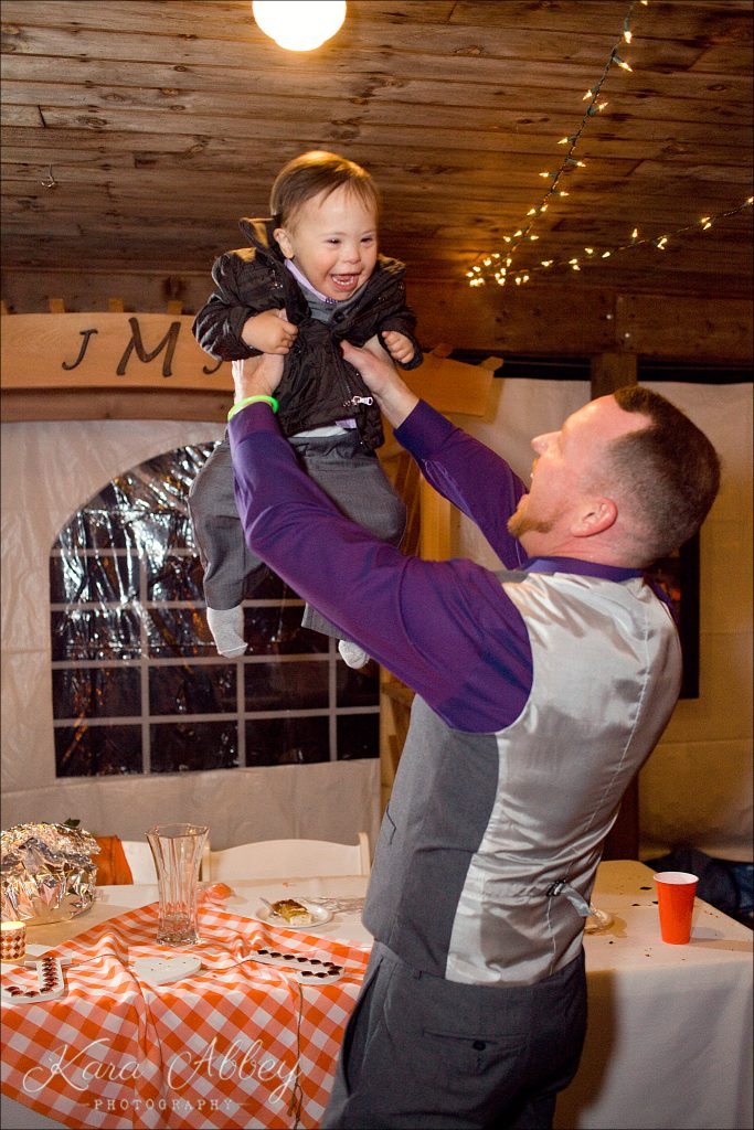 rainy day wedding photographer Tioga Gardens Owego, NY Reception Dance