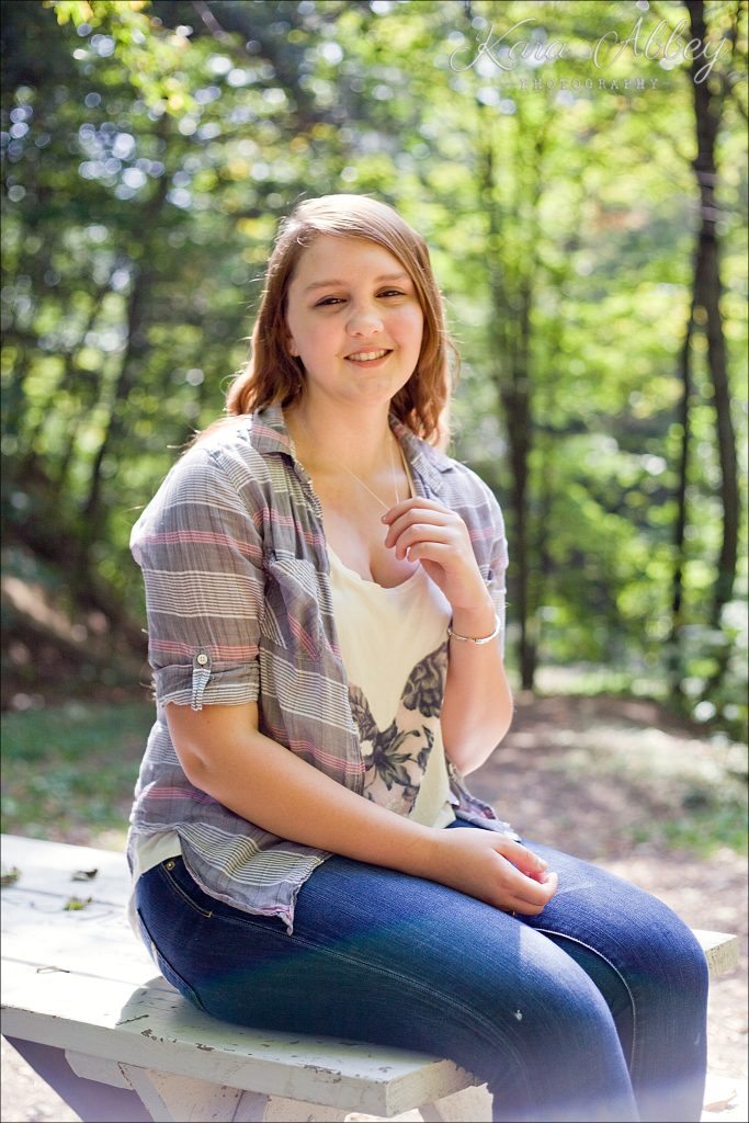 Outdoor Senior Photography Waverly Glen, Waverly, NY Highschool