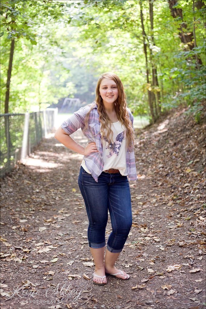 Outdoor Senior Photography Waverly Glen, Waverly, NY Highschool