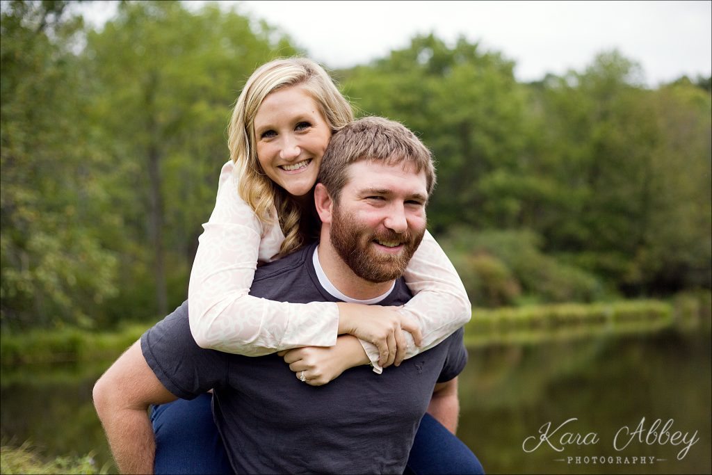 Outdoor Backyard Wedding Engagement Photography Towanda, PA Irwin, PA