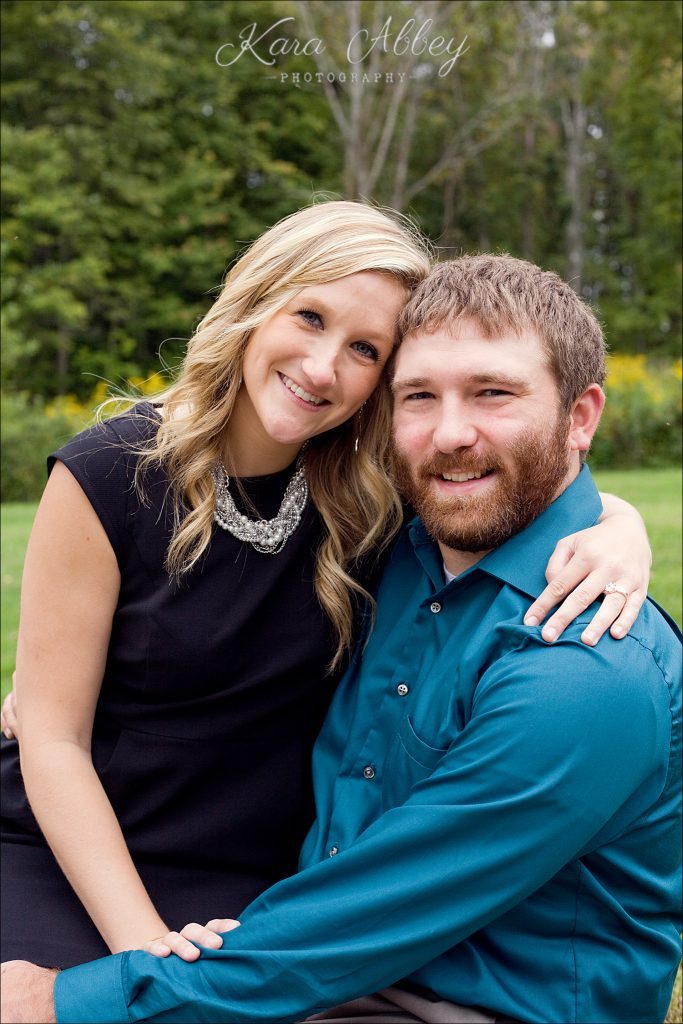 Outdoor Backyard Wedding Engagement Photography Towanda, PA Irwin, PA
