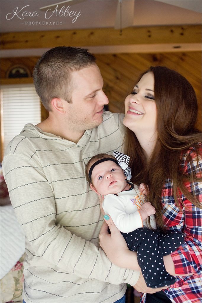 Lifestyle Home Newborn Family Photographer Baby Girl Irwin, PA