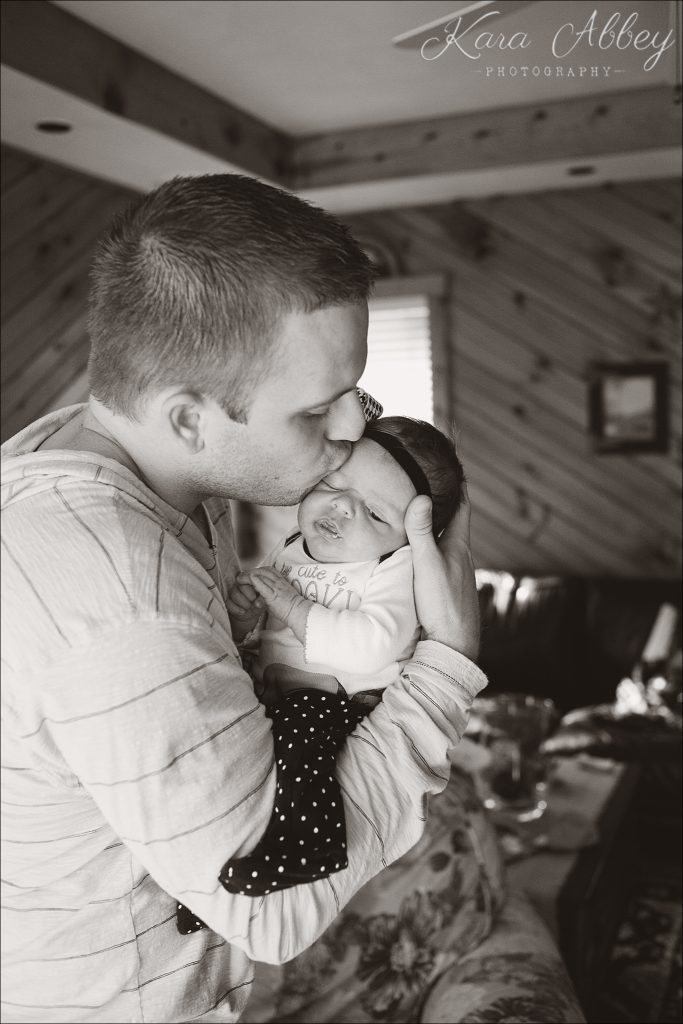 Lifestyle Home Newborn Family Photographer Baby Girl Irwin, PA