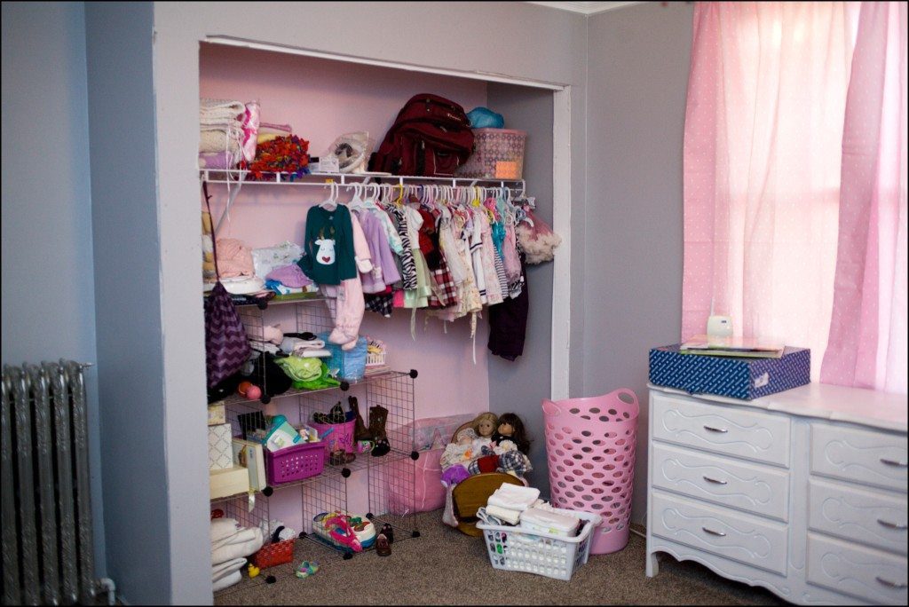 Our House Before and Afters Moving from Sayre, PA to Irwin, PA Pink Polka Dotted Nursery