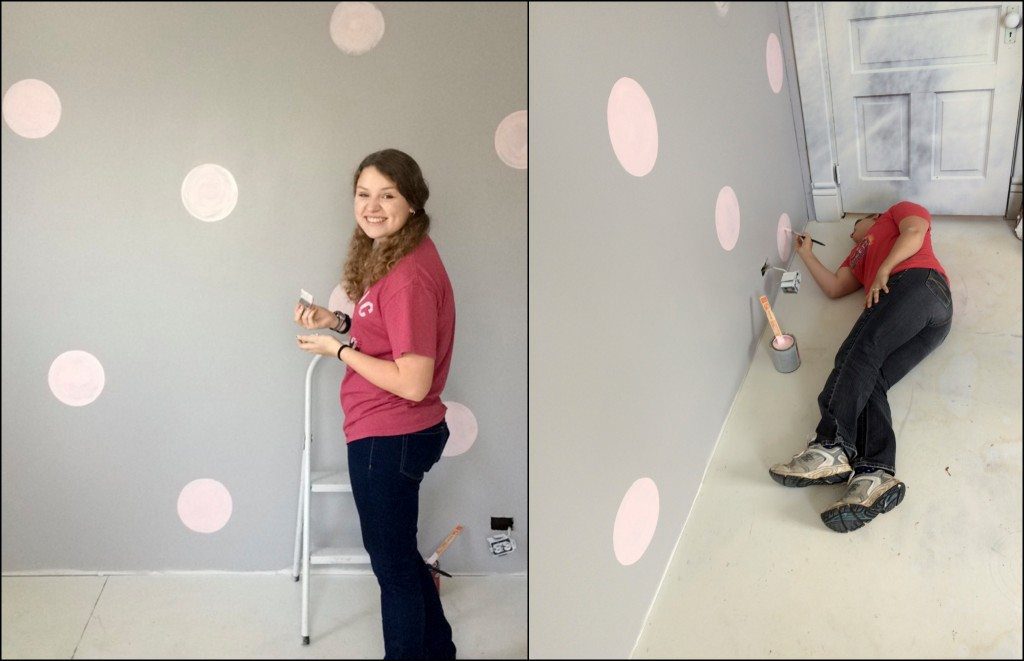Our House Before and Afters Moving from Sayre, PA to Irwin, PA Pink Polka Dotted Nursery