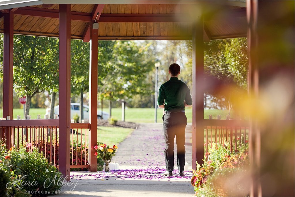 Monroeville, PA Community Park Wedding Gazebo Marriage Proposal Engagement