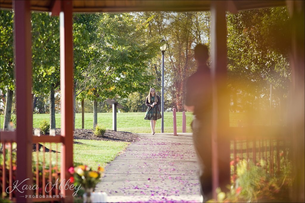 Monroeville, PA Community Park Wedding Gazebo Marriage Proposal Engagement