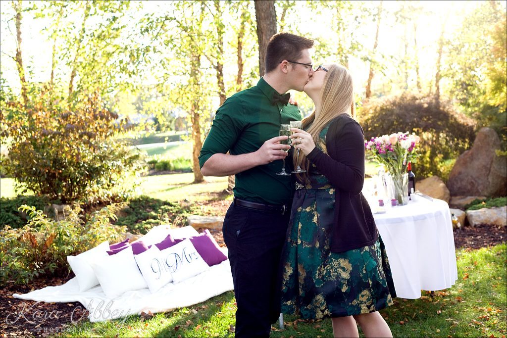 Monroeville, PA Community Park Wedding Gazebo Marriage Proposal Engagement Dinner Details