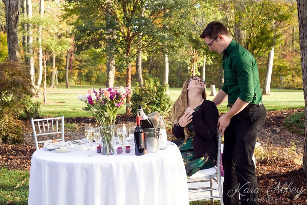 Monroeville, PA Community Park Wedding Gazebo Marriage Proposal Engagement Dinner Details