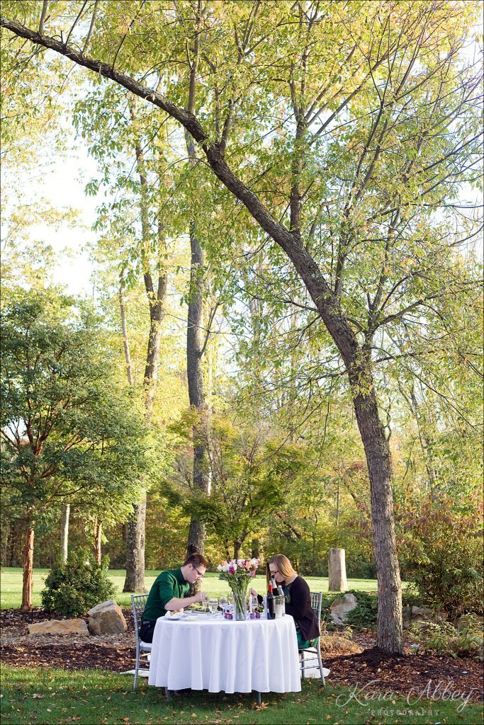 Monroeville, PA Community Park Wedding Gazebo Marriage Proposal Engagement Dinner Details