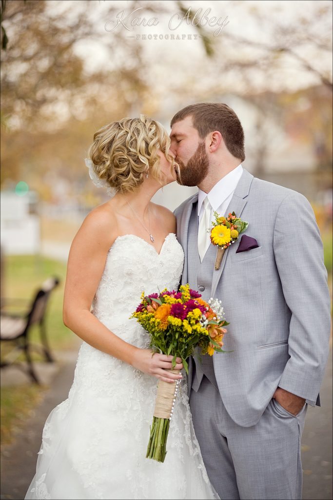 Rustic Country Chic Fall Wedding Towanda, PA Merrill Parkway Bride Groom Portrait