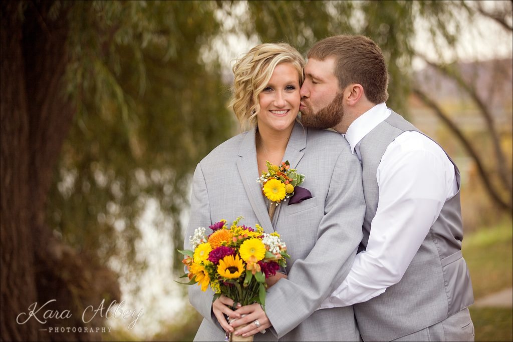 Rustic Country Chic Fall Wedding Towanda, PA Merrill Parkway Bride Groom Portrait